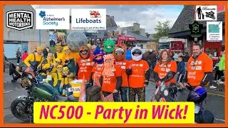 ROC: NC500 Scotland Charity Motorbike Tour: Lifeboats, Pac-Man and a huge party with Wick Gala