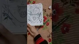 dragon Ball z  Goku drawing (asmr) #shorts #asmr #drawing #satisfying