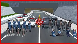 The Competition Between Police and Criminals || SAKURA School Simulator