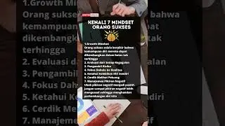 Tips 7 Mindset Orang Sukses