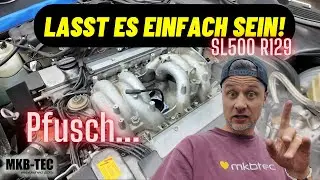 Teure Fehler beim Hobby schrauben | Drosselklappe SL500 M119 | MKB-TEC #einfachmachen #immerweiter