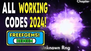 *NEW* ALL WORKING CODES FOR UNKNOWN RNG IN 2024! ROBLOX UNKNOWN RNG CODES