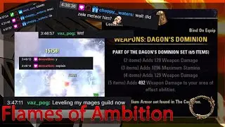 ESO| New BEST IN SLOT Set for Stamplar?| METEOR WOMBO COMBO?|Flames of Ambition