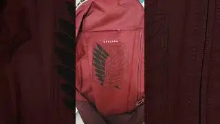 Zainetto personalizzato Attack of Titan:  cricut e vinile iron on