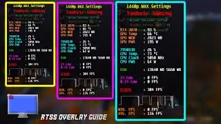 Setup FPS Overlay Editor in ANY GAME | Afterburner / RTSS Macro Full Guide