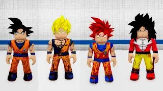 COMO HACER a  TODAS las TRANFORMACIONES de GOKU en BROOKHAVEN 🏡 RP ROBLOX