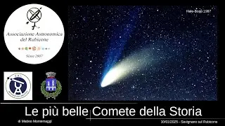 Le più belle comete della storia - Corso Astronomia 2025