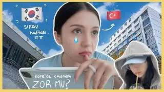 [VLOG]𐙚 🇰🇷 KORE’DE OKULDA SABAHLAMAK?? 🏫📚 Sınavlar…. Ep.12