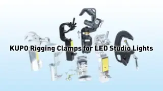 KUPO Rigging Clamps for LED Studio Lights