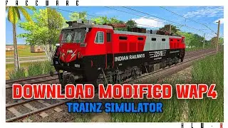 DOWNLOAD NEW MODIFIED WAP4 LIVERY FOR TRAINZ SIMULATOR ANDROID BY HLW-K OFFICIAL