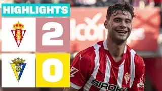 REAL SPORTING 2 - 0 CÁDIZ CF | HIGHLIGHTS LALIGA HYPERMOTION
