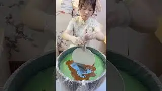 How to make Chinese hand-painted fans #painting #art #diy #Chinese culture #artist