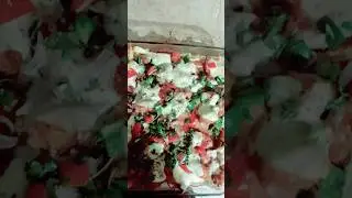 # pizza fries 🍟 # cheese loaded fries # quick recipe chef by Bake&cook with me,