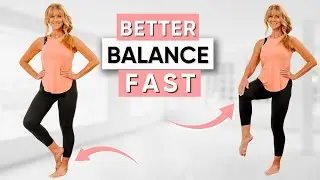 9-Minute Best Balance Exercises! Practice Everyday To Improve Balance