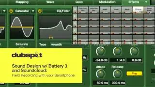 Sound Design w/ iOS - Native Instrument's Battery + SoundCloud's App
