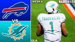 Dolphins vs. Bills Simulation | Week 4 | Madden 24 PS5