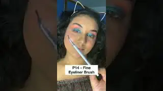 MUST WATCH UNBELIEVABLE 🤩P14 Eyeliner Brush🖌️Makeup tutorial |#facemakeup #eyeliner  #hotlipstick