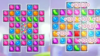 Candy Match🍭🍬- Funny Candy Match Gameplay || Mobile Game || Interesting Level Play ( Android,ios )