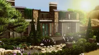 Celebrity Mansion 🌹 The Sims 4 - Stop motion speed build (No CC)