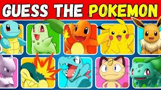WHO'S THAT POKÉMON? ⚡🔥💧 Guess 32 Pokémon (Gen 1) | Ultimate Pokémon Quiz Challenge!