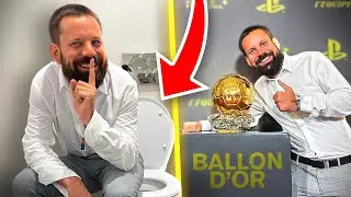 On s'incruste au Ballon d'Or ! Caché 24h dans les WC !