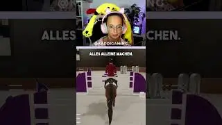 Das Pferd hats einfach mehr drauf, als ich😂 #proshowjumping