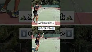 Timing in Tennis: On The Rise vs Ball Dropping 🎾 #shorts