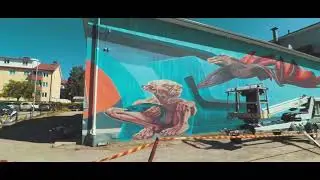 Wild Drawing at Norra Station, Ljusdal Sweden - Day 7