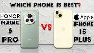 Honor Magic 6 Pro vs Apple iPhone 15 Plus : Which Phone is Best❓😯