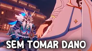 SEM TOMAR DANO eu completei o desafio de duelo do GENSHIN IMPACT😎