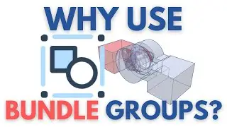 When should you use Tinkercad's Bundle grouping tool?