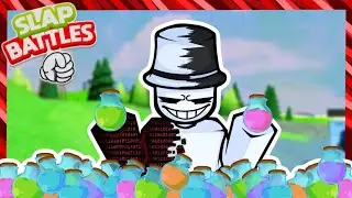 Raiding servers with A LOT OF LOOT | slap battles