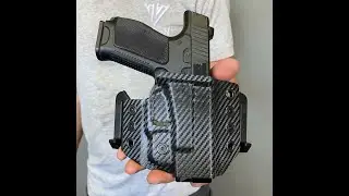 EDC Customs | Кобура классическая поясная из кайдекса под карбон для ПЛК