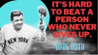 Babe Ruth Quotes In English #quotes #baberuth #quoteoftheday #inspirationdaily