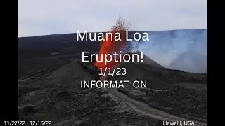 Mauna Loa Eruption (Information: 1/1/23)