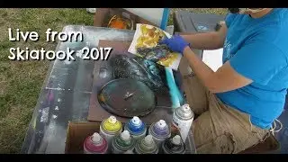 Skiatook 2017 Live Spray Painting