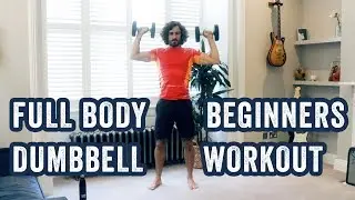 Full Body BEGINNERS Dumbbell Workout | The Body Coach TV