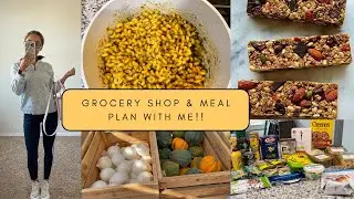GROCERY HAUL || MEAL PLANNING || HEALTHY SNACK & MEAL IDEAS|| REALISTIC & BALANCED DIET