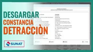 CONSULTAR Pago de DETRACCIONES Sunat 2024 | Constancia de Detracción | Actualizado