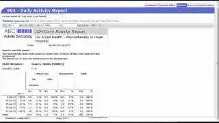 Activity BarCoding (ABC) Tutorials: Accessing and exporting reports