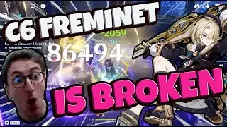 The most enjoyable claymore character? C6 Freminet showcase | Genshin Impact