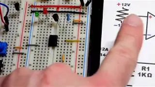 741 op amp voltage to current circuit step by step build and demonstration
