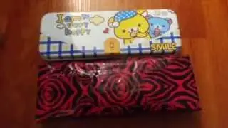 Small kawaii haul & my duct tape pencil case!