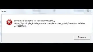 PUBG LİTE DOWNLOAD LAUNCHER İNİ FAİL HATASI ÇÖZÜM (TÜRKÇE)