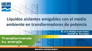 WEBINAR IEM – LÍQUIDOS AISLANTES AMIGABLES CON EL AMBIENTE EN TRANSFORMADORES DE POTENCIA