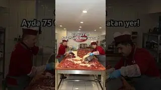 Günde 2,5 ton ayda 75 ton et döner satan peçenek döner! #ankara #etdöner