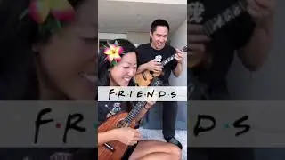 Friends theme on ukulele | Cynthia + Abe