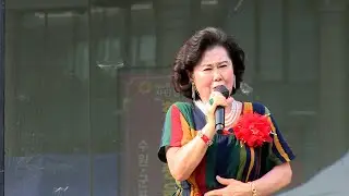 가수 한금옥 - 당신을 보내고 (타이틀곡) 노래사랑 예술단 / 부천역 마루광장