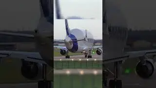 Beluga SCREAMING out of Hawarden Airport!