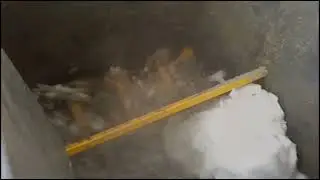 Утепление крыши эковатой (дробленой базальтовой ватой)
